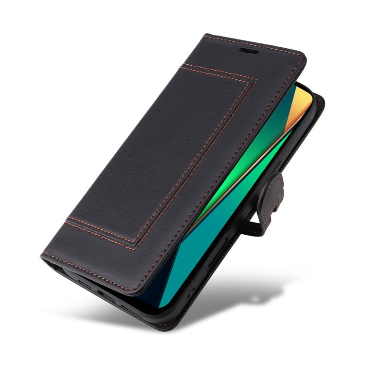 For Redmi 14C / Redmi A3 Pro / Xiaomi Poco C75 Stitched Magnetic Buckle Leather Phone Case