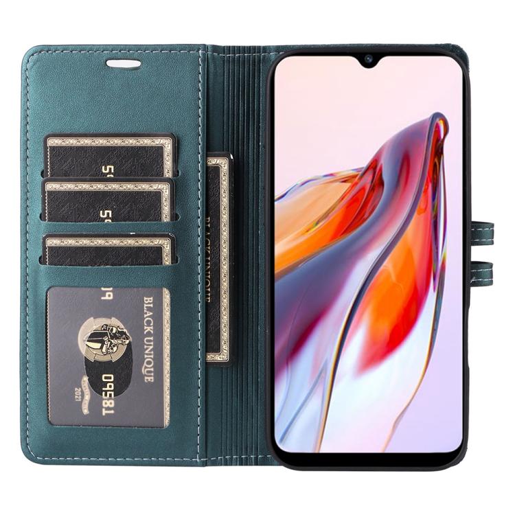For Redmi 12C / 11A / Xiaomi Poco C55 Stitched Magnetic Buckle Leather Phone Case