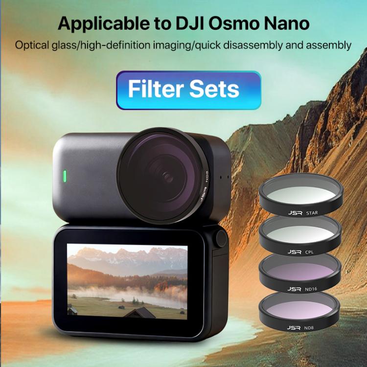 For DJI Osmo Nano JSR LH Series Lens Filter, Filter:STAR