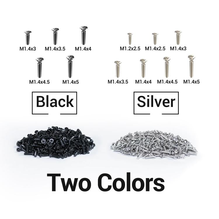 2UUL SC12 SpareScrew12 Phillips Screws Set for Most Android Phones Repair  - 1200pcs/Set