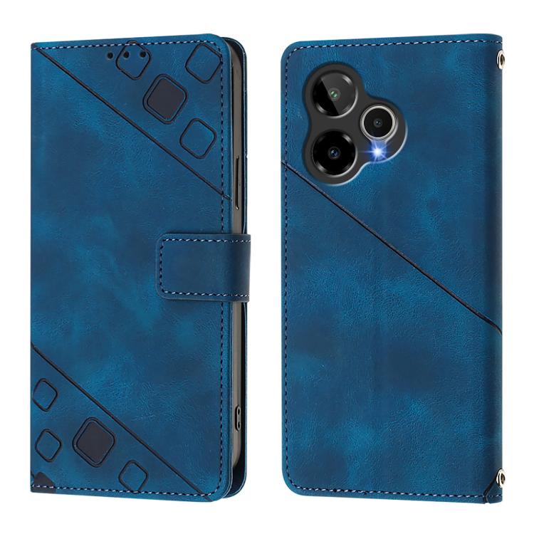 For AT&T Verge 2 Skin-feel Embossed Leather Phone Case