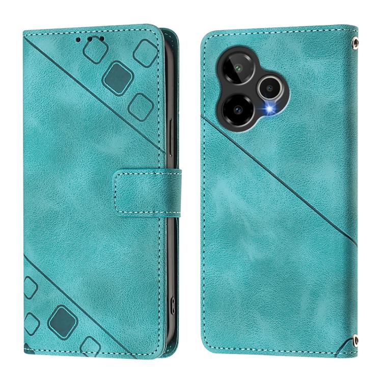 For AT&T Verge 2 Skin-feel Embossed Leather Phone Case