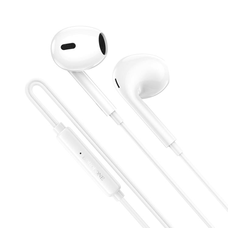 Borofone BM100 Max Fuente Type-C Interface Universal Digital Wired Earphones with Microphone, Length: 1.2m