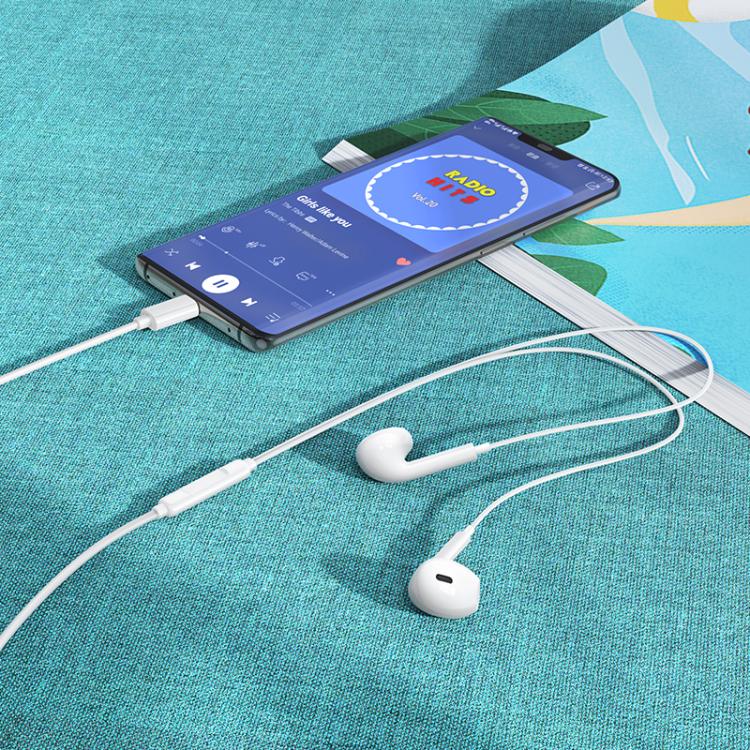 Borofone BM100 Max Fuente Type-C Interface Universal Digital Wired Earphones with Microphone, Length: 1.2m