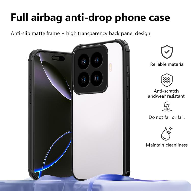 For Xiaomi 15T Pro 5G Four Corners Shield Shockproof TPU Hybrid PC Phone Case