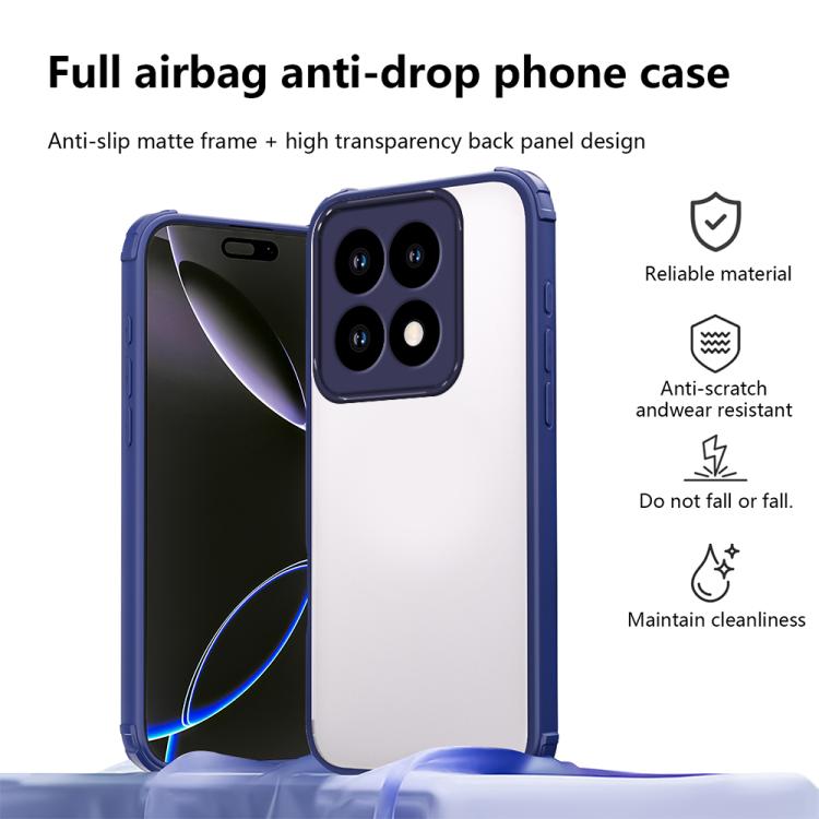 For Xiaomi 15T 5G Four Corners Shield Shockproof TPU Hybrid PC Phone Case