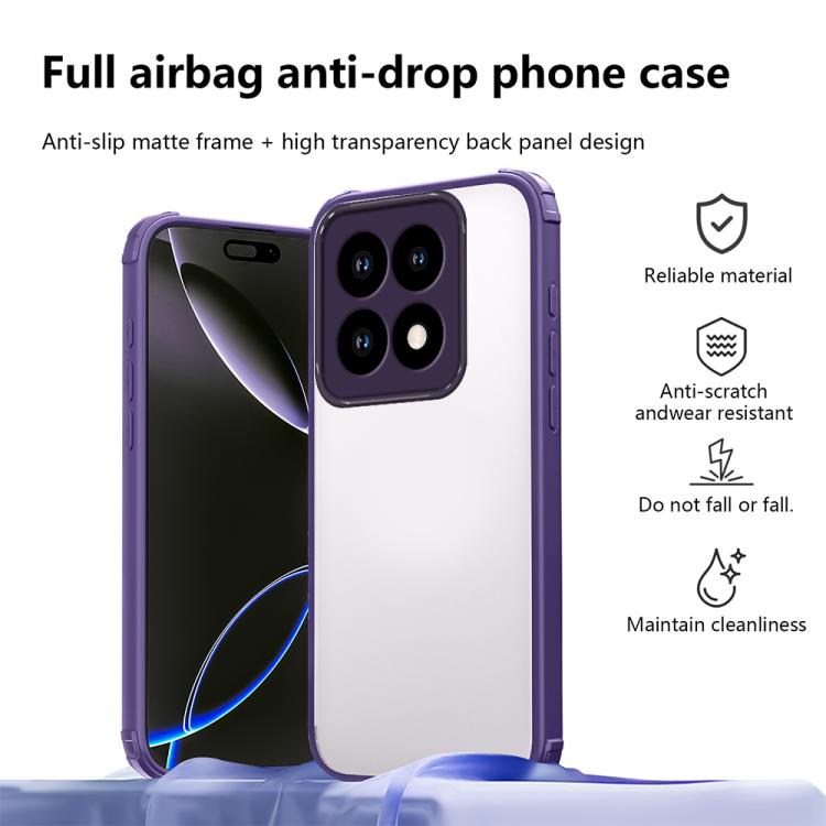 For Xiaomi 15T 5G Four Corners Shield Shockproof TPU Hybrid PC Phone Case