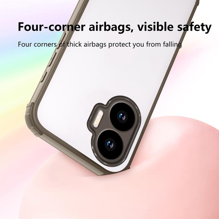 For Xiaomi Poco F7 / Redmi Turbo 4 Pro Four Corners Shield Shockproof TPU Hybrid PC Phone Case