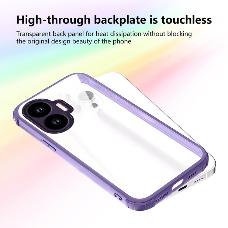 For Xiaomi Poco F7 / Redmi Turbo 4 Pro Four Corners Shield Shockproof TPU Hybrid PC Phone Case