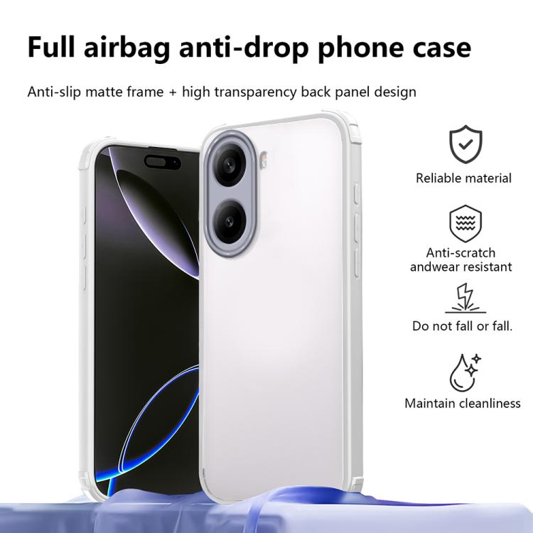 For Xiaomi Poco X7 Pro Four Corners Shield Shockproof TPU Hybrid PC Phone Case