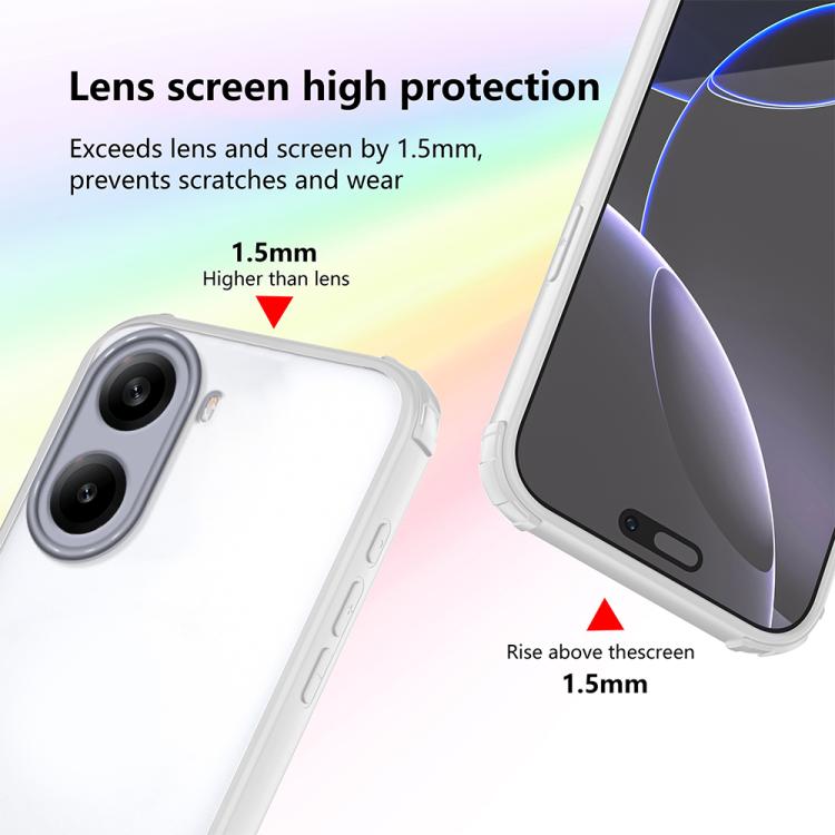 For Xiaomi Poco X7 Pro Four Corners Shield Shockproof TPU Hybrid PC Phone Case