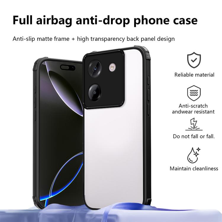 For Xiaomi Poco M7 Pro 5G Four Corners Shield Shockproof TPU Hybrid PC Phone Case
