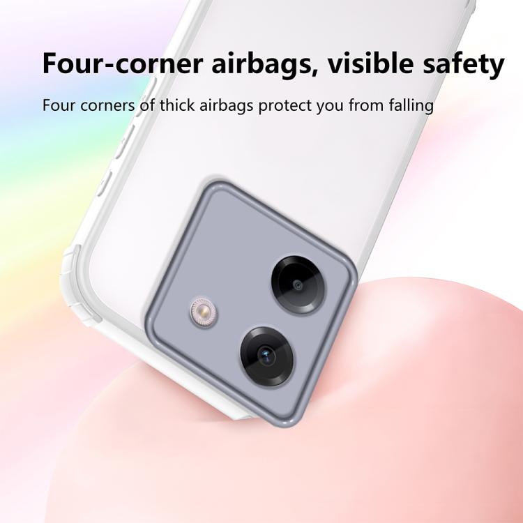 For Xiaomi Poco M7 Pro 5G Four Corners Shield Shockproof TPU Hybrid PC Phone Case
