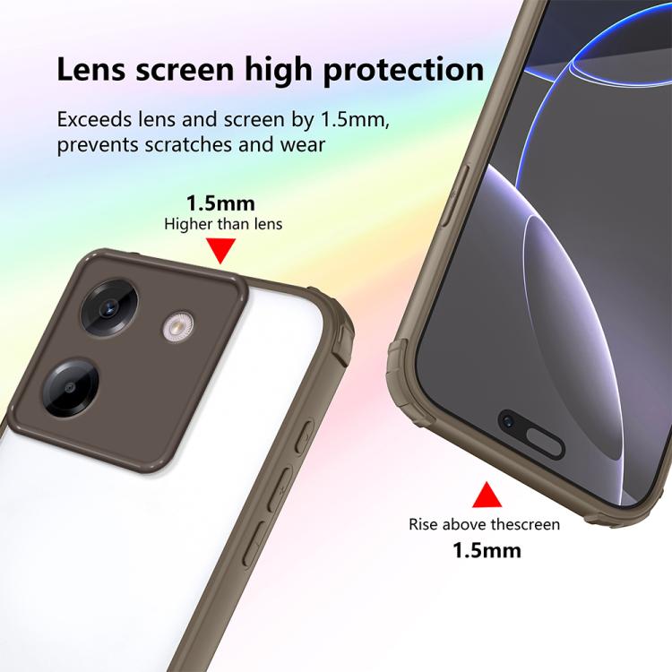 For Xiaomi Poco M7 Pro 5G Four Corners Shield Shockproof TPU Hybrid PC Phone Case