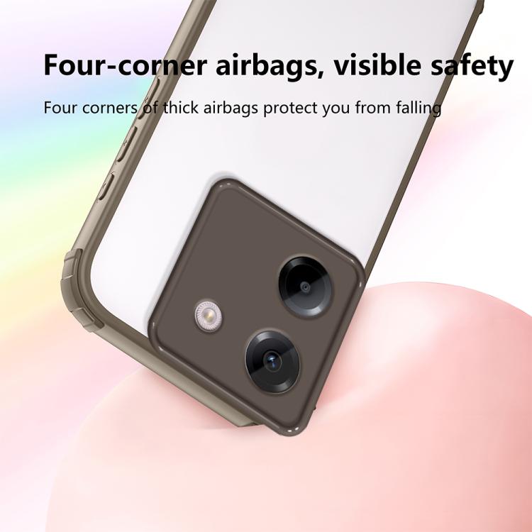 For Xiaomi Poco M7 Pro 5G Four Corners Shield Shockproof TPU Hybrid PC Phone Case
