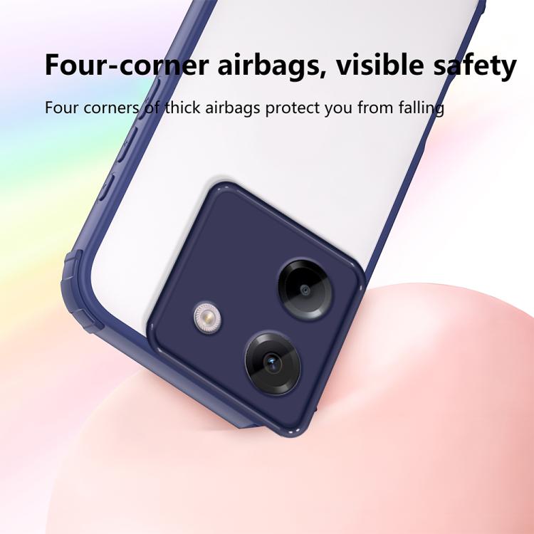 For Xiaomi Poco M7 Pro 5G Four Corners Shield Shockproof TPU Hybrid PC Phone Case