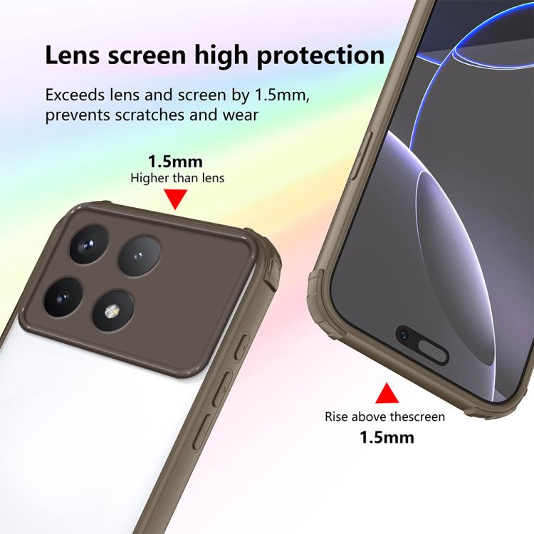 For Xiaomi 14T Pro Four Corners Shield Shockproof TPU Hybrid PC Phone Case