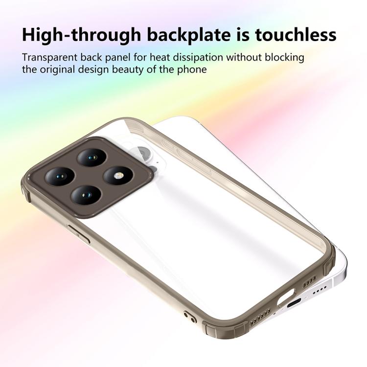 Xiaomi 14T Four Corners Shield Shockproof TPU Hybrid PC Phone Case