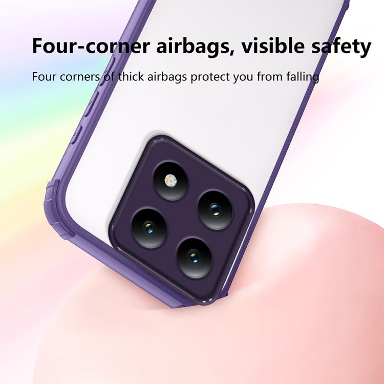 Xiaomi 14T Four Corners Shield Shockproof TPU Hybrid PC Phone Case
