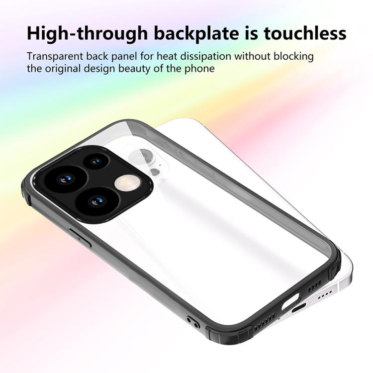 For Xiaomi Poco M6 Pro 4G Four Corners Shield Shockproof TPU Hybrid PC Phone Case