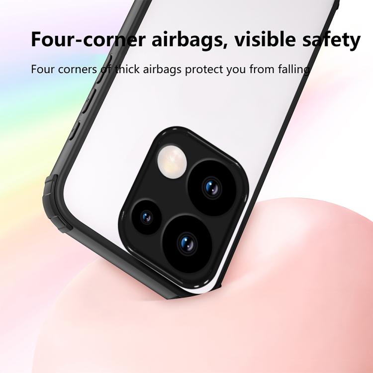For Xiaomi Poco M6 Pro 4G Four Corners Shield Shockproof TPU Hybrid PC Phone Case