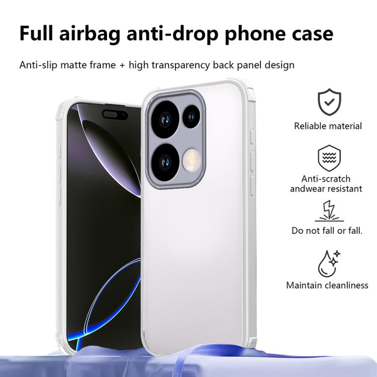 For Xiaomi Poco M6 Pro 4G Four Corners Shield Shockproof TPU Hybrid PC Phone Case