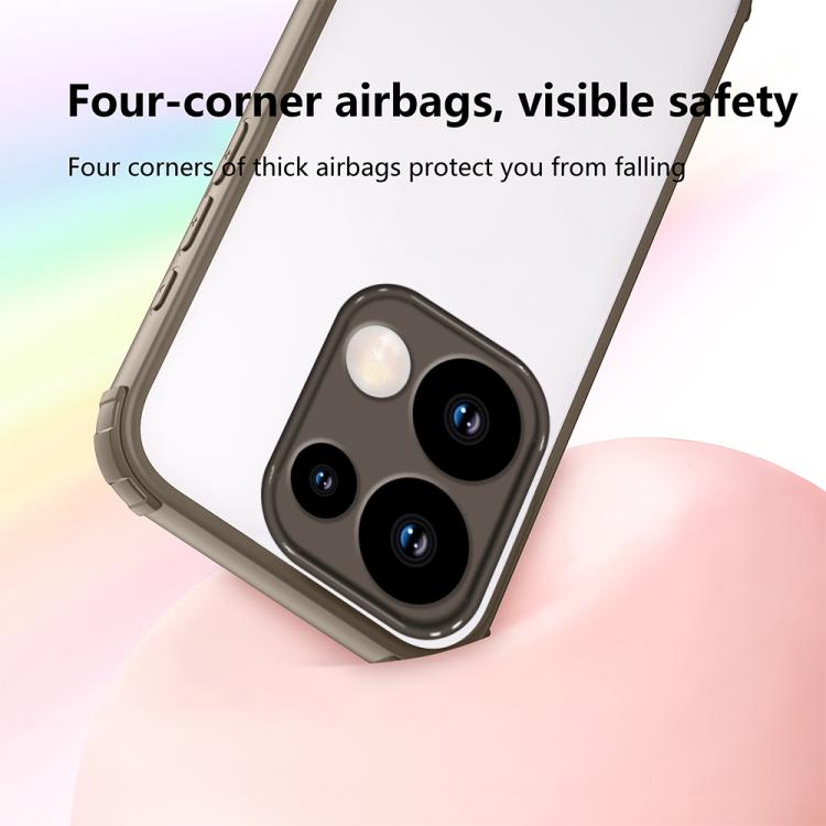 For Xiaomi Poco M6 Pro 4G Four Corners Shield Shockproof TPU Hybrid PC Phone Case