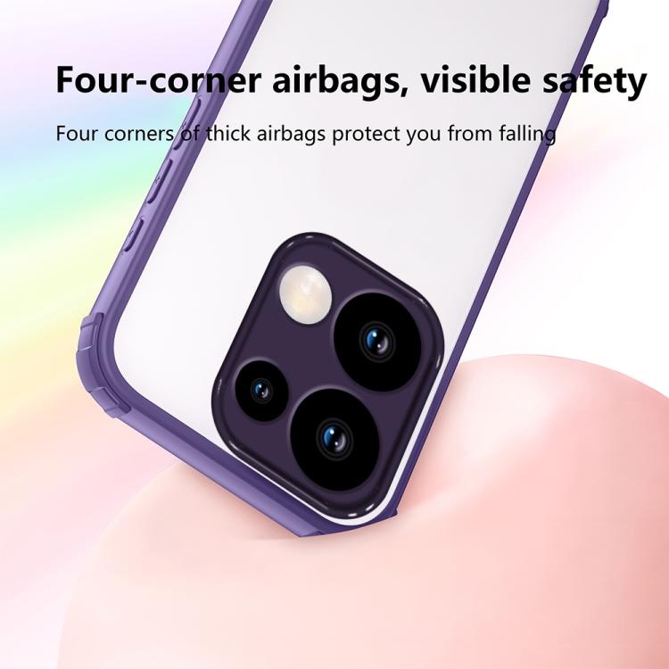 For Xiaomi Poco M6 Pro 4G Four Corners Shield Shockproof TPU Hybrid PC Phone Case