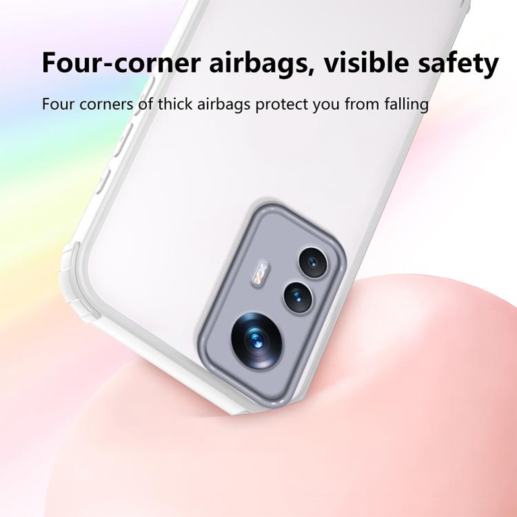 For Xiaomi 12T / 12T Pro Four Corners Shield Shockproof TPU Hybrid PC Phone Case