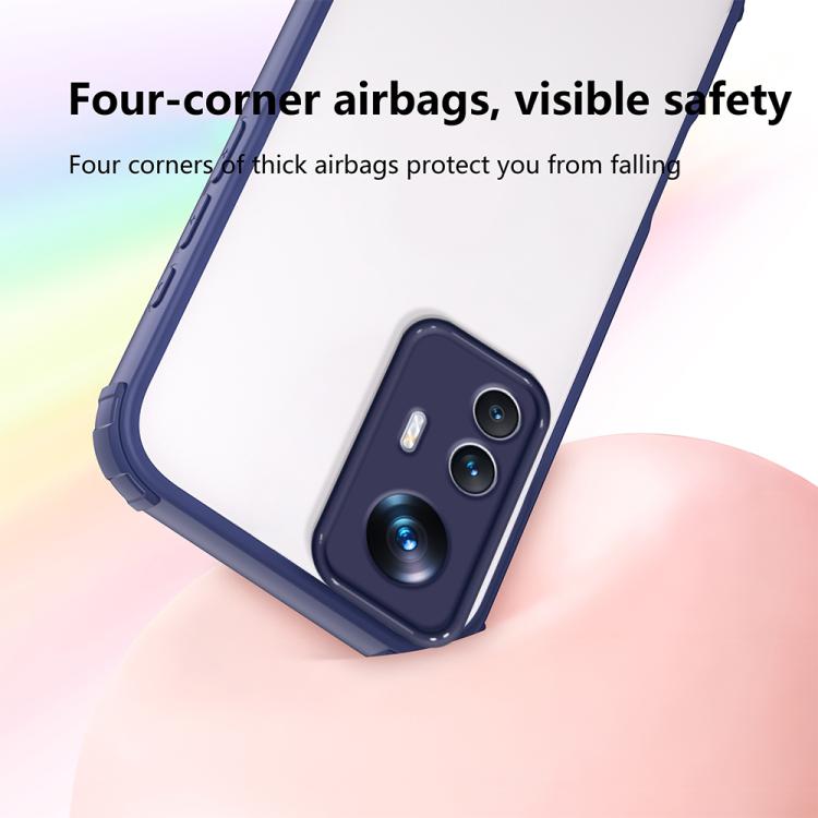 For Xiaomi 12T / 12T Pro Four Corners Shield Shockproof TPU Hybrid PC Phone Case