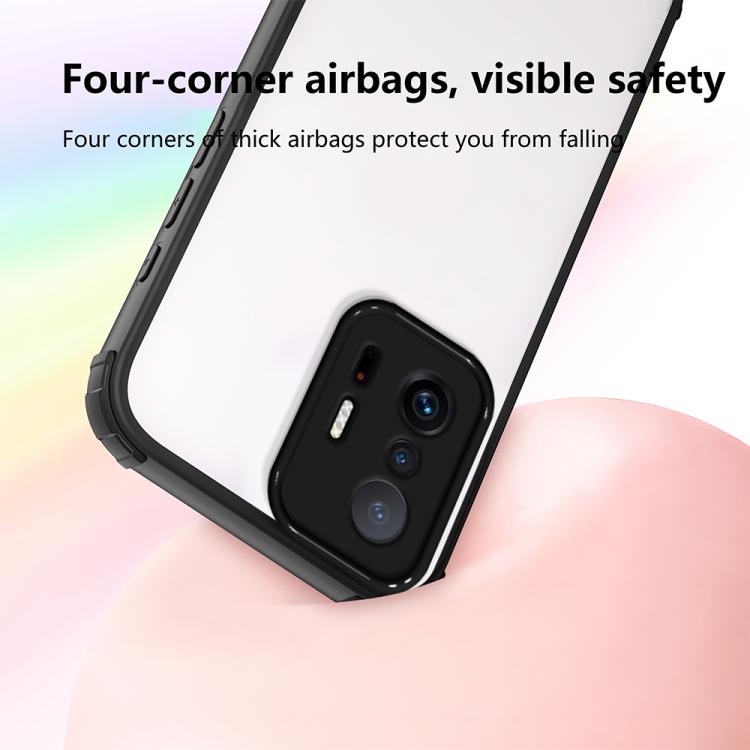 For Xiaomi 11T / 11T Pro Four Corners Shield Shockproof TPU Hybrid PC Phone Case