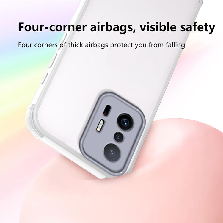 For Xiaomi 11T / 11T Pro Four Corners Shield Shockproof TPU Hybrid PC Phone Case