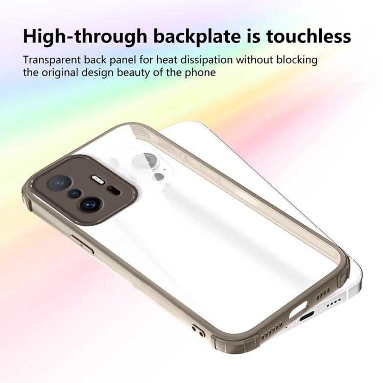 For Xiaomi 11T / 11T Pro Four Corners Shield Shockproof TPU Hybrid PC Phone Case