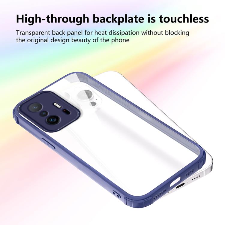 For Xiaomi 11T / 11T Pro Four Corners Shield Shockproof TPU Hybrid PC Phone Case