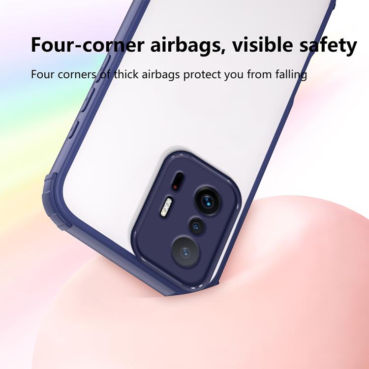 For Xiaomi 11T / 11T Pro Four Corners Shield Shockproof TPU Hybrid PC Phone Case