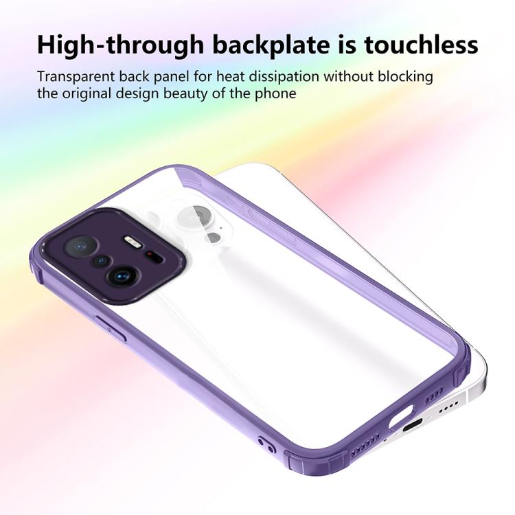 For Xiaomi 11T / 11T Pro Four Corners Shield Shockproof TPU Hybrid PC Phone Case