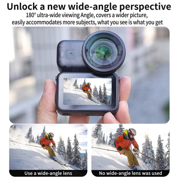 For DJI Osmo Nano JSR Lens Filter, Filter:Wide Lens + Macro 10X