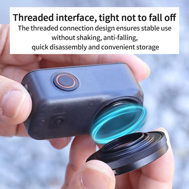 For DJI Osmo Nano JSR Lens Filter, Filter:Wide Lens + Macro 10X