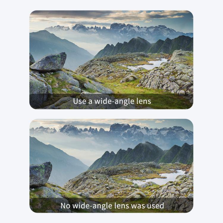 For DJI Osmo Nano JSR Lens Filter, Filter:Wide Lens + Macro 10X