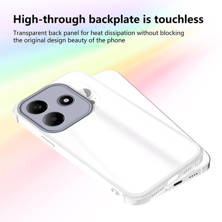 For Redmi Note 14 5G Four Corners Shield Shockproof TPU Hybrid PC Phone Case