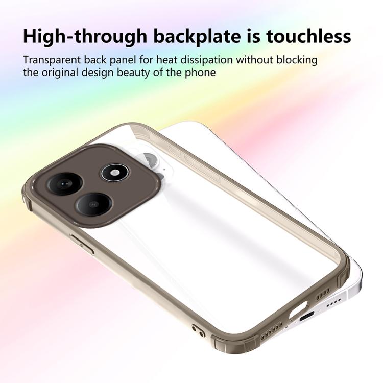 For Redmi Note 14 5G Four Corners Shield Shockproof TPU Hybrid PC Phone Case