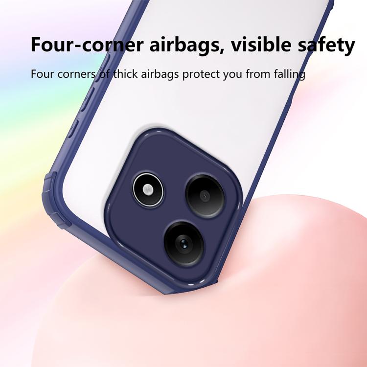 For Redmi Note 14 5G Four Corners Shield Shockproof TPU Hybrid PC Phone Case