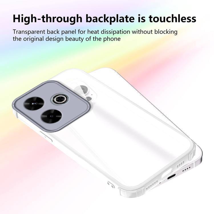 For Redmi 13 4G / 5G Four Corners Shield Shockproof TPU Hybrid PC Phone Case