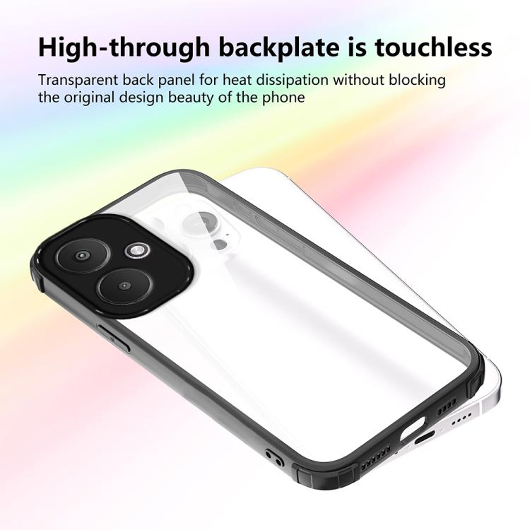 For Redmi 13C 5G Four Corners Shield Shockproof TPU Hybrid PC Phone Case