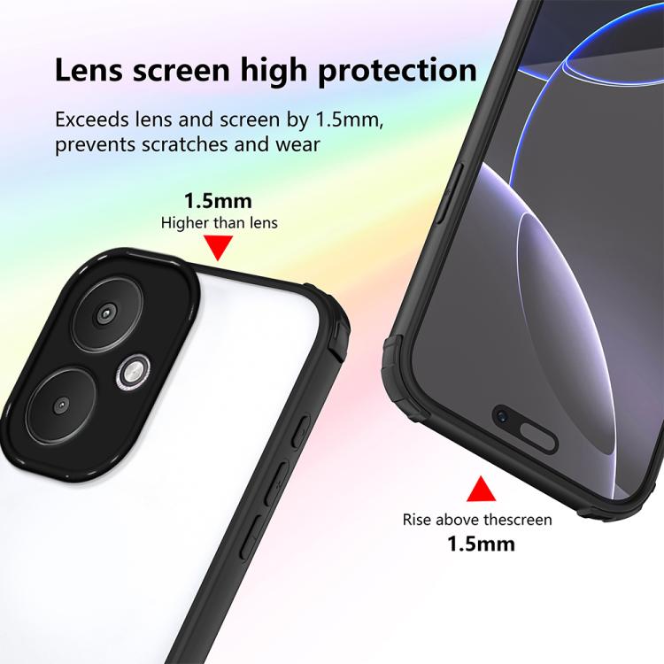 For Redmi 13C 5G Four Corners Shield Shockproof TPU Hybrid PC Phone Case