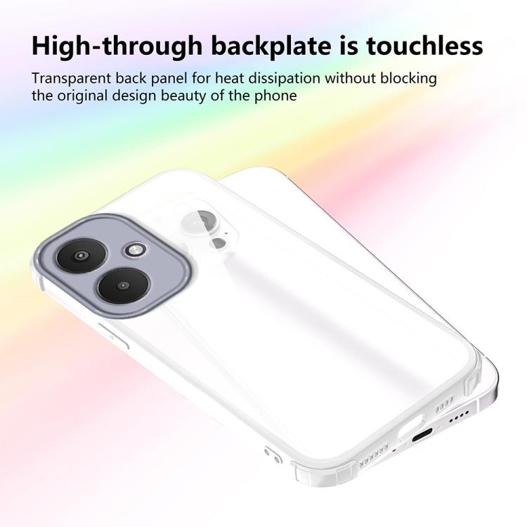 For Redmi 13C 5G Four Corners Shield Shockproof TPU Hybrid PC Phone Case