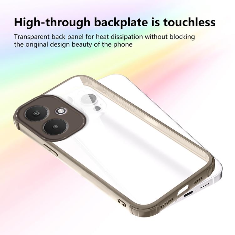 For Redmi 13C 5G Four Corners Shield Shockproof TPU Hybrid PC Phone Case