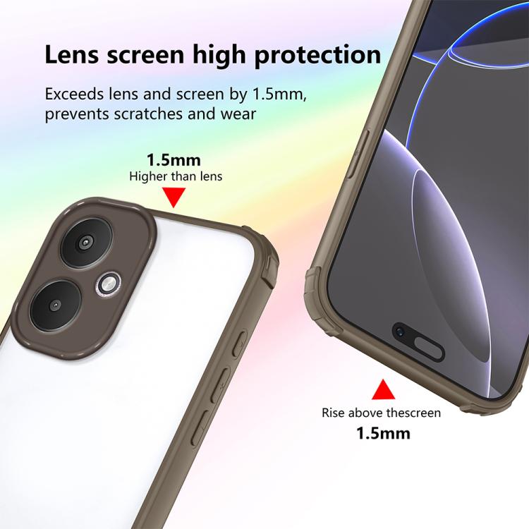 For Redmi 13C 5G Four Corners Shield Shockproof TPU Hybrid PC Phone Case