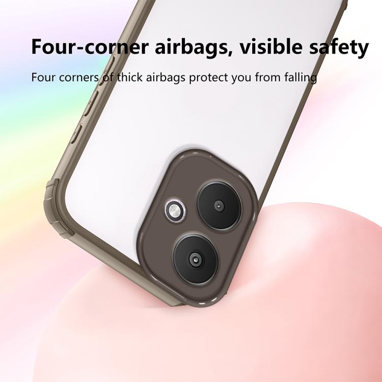 For Redmi 13C 5G Four Corners Shield Shockproof TPU Hybrid PC Phone Case