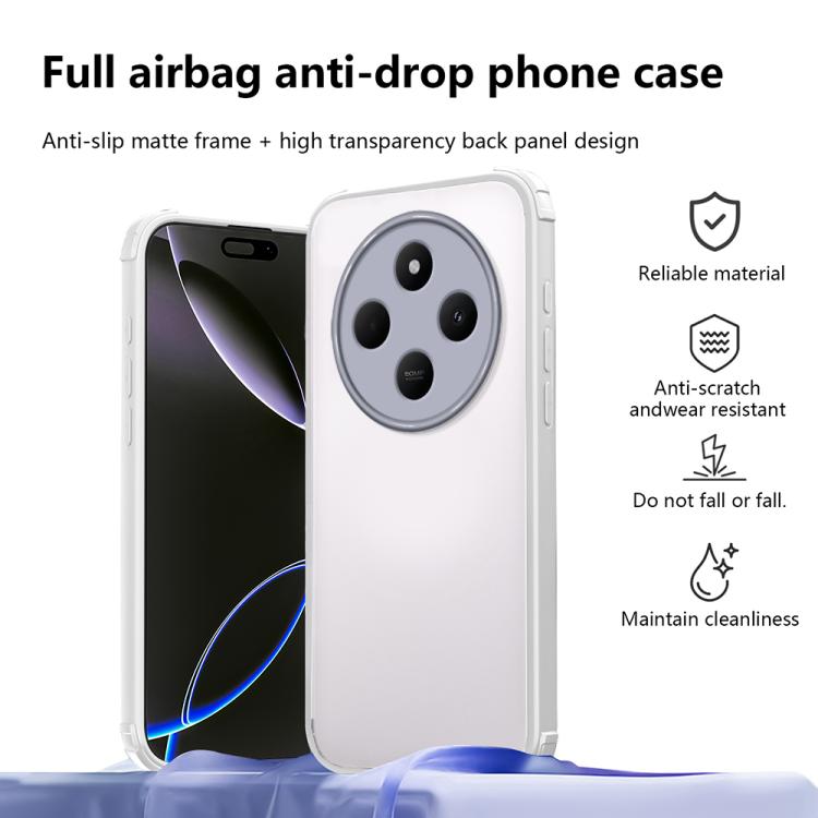 For Redmi 14C 4G / A4 5G Four Corners Shield Shockproof TPU Hybrid PC Phone Case